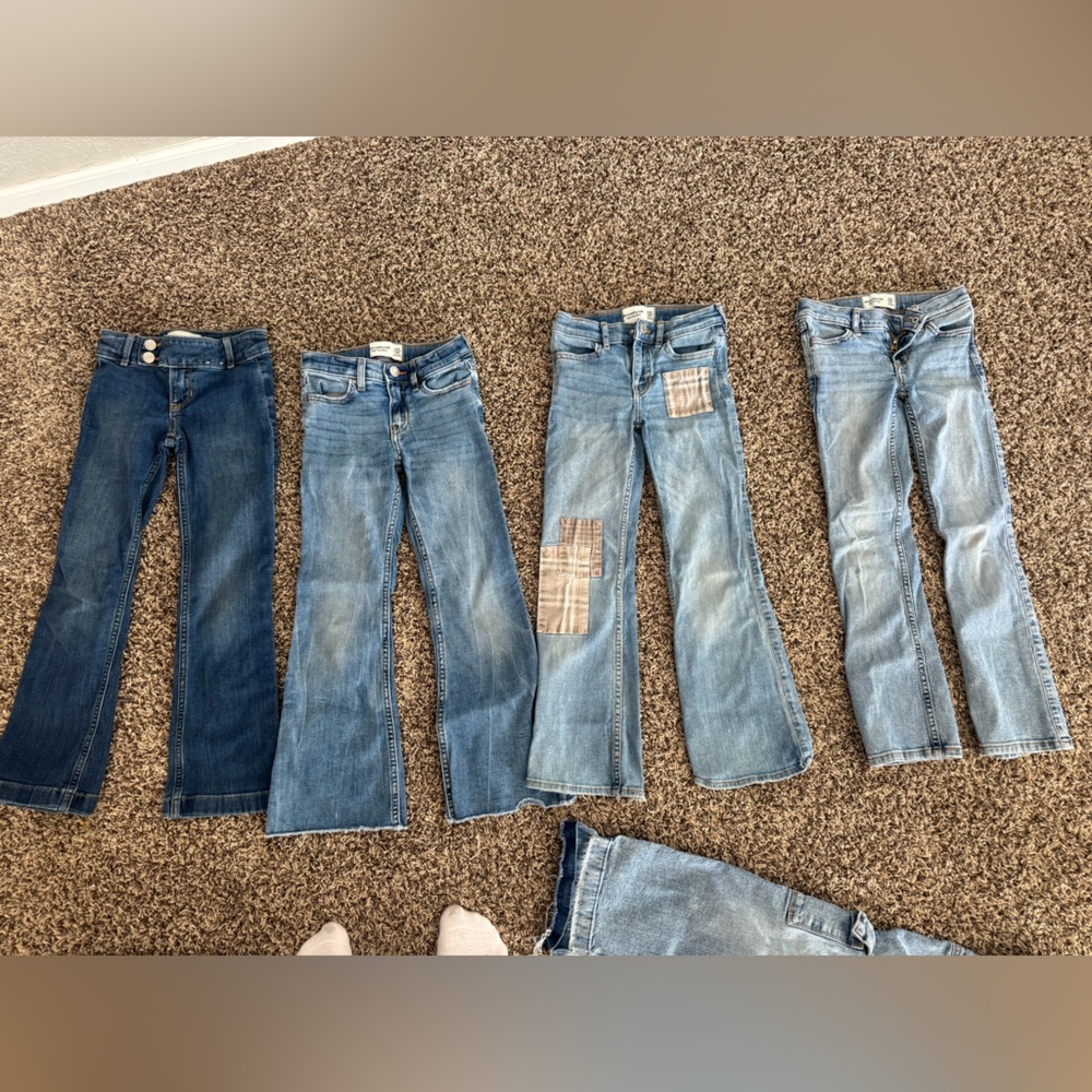 Abercrombie Kids girls 5-6 long LOT of 6